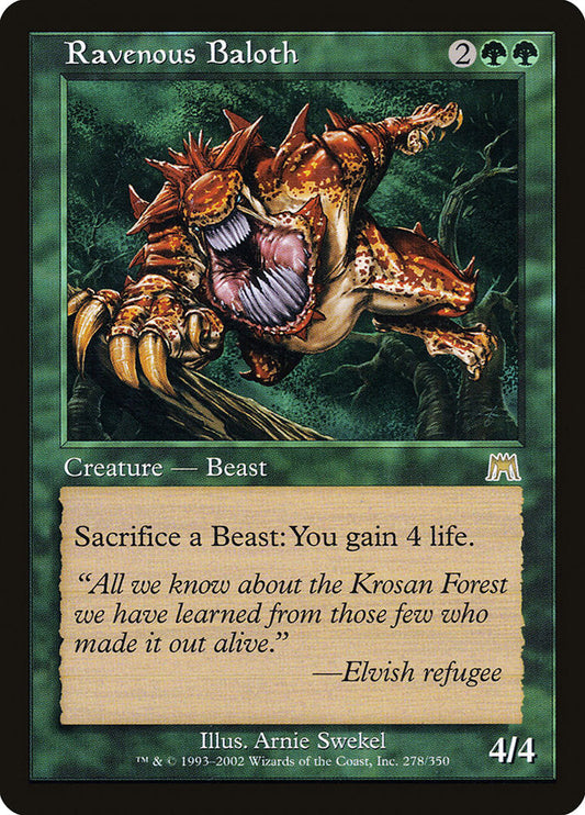 Ravenous Baloth [Onslaught] [Foil]