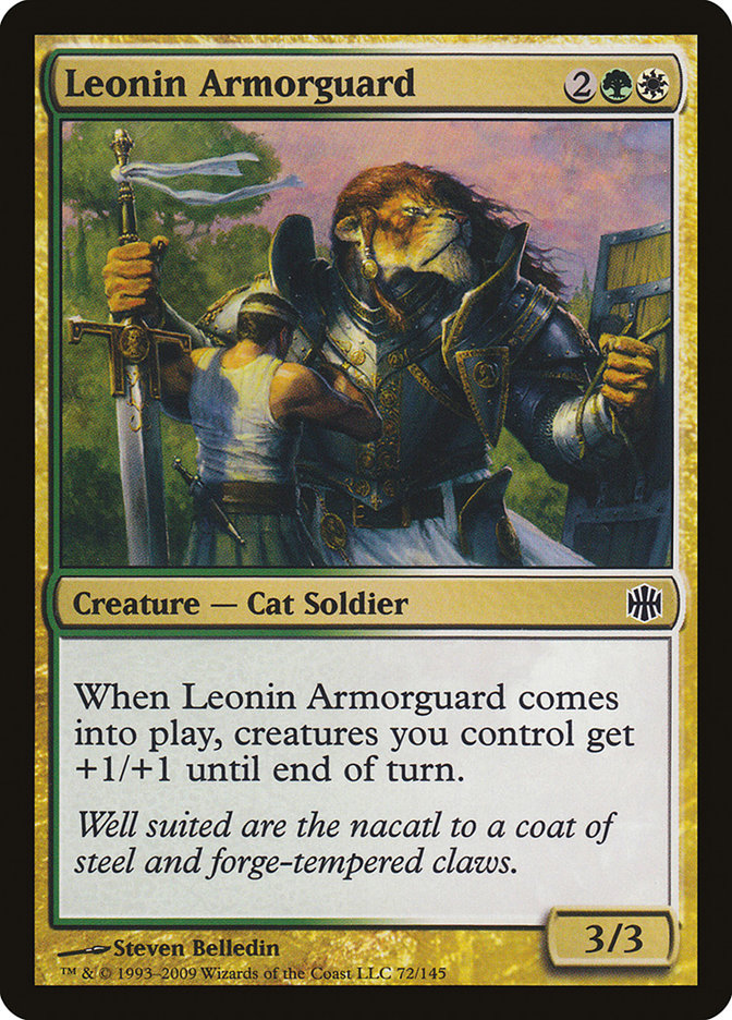 Leonin Armorguard [Alara Reborn] [Foil]