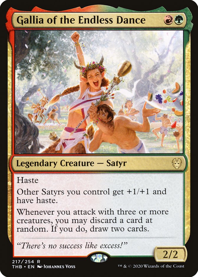 Gallia of the Endless Dance [Theros Beyond Death] [Foil]