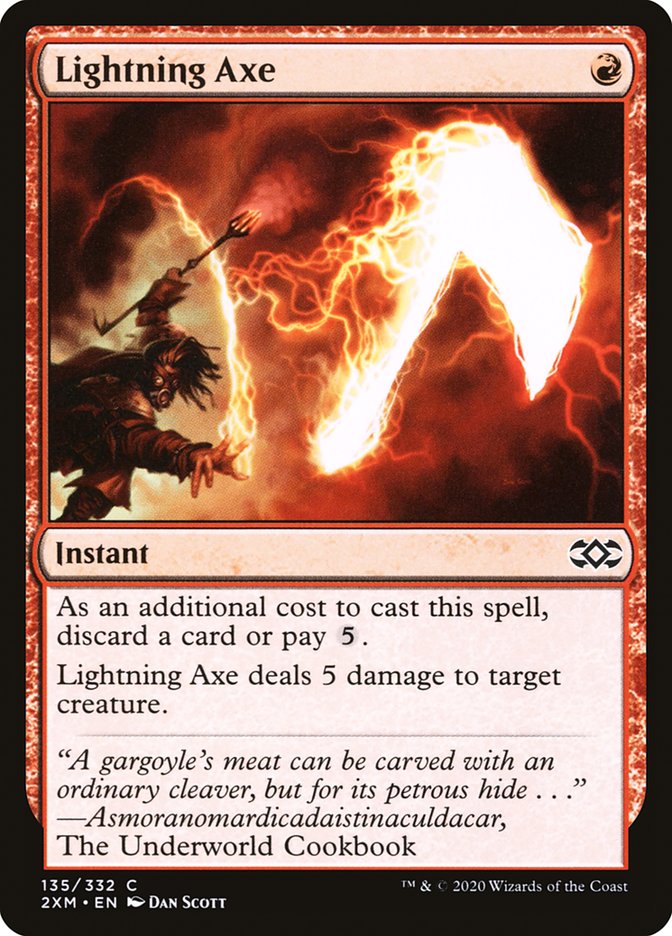 Lightning Axe [Double Masters] [Foil]