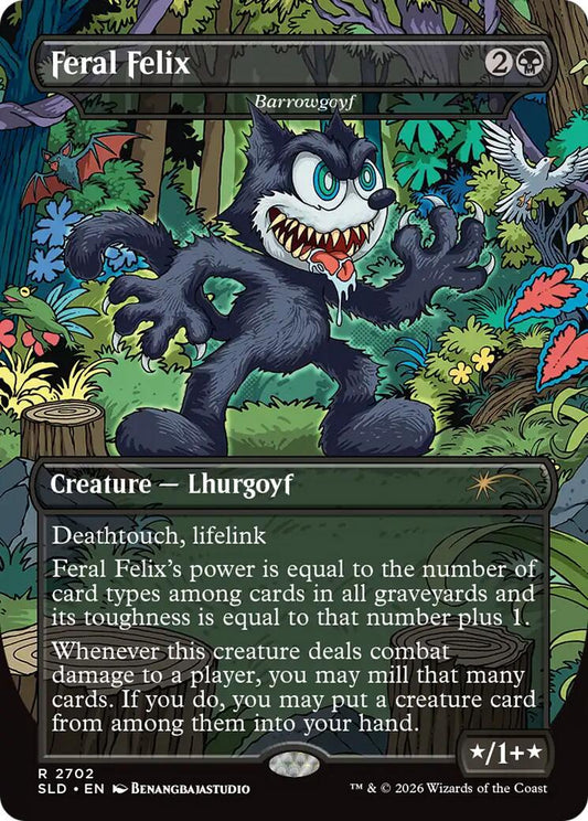 Feral Felix - Barrowgoyf [Secret Lair Drop Series] [Foil]