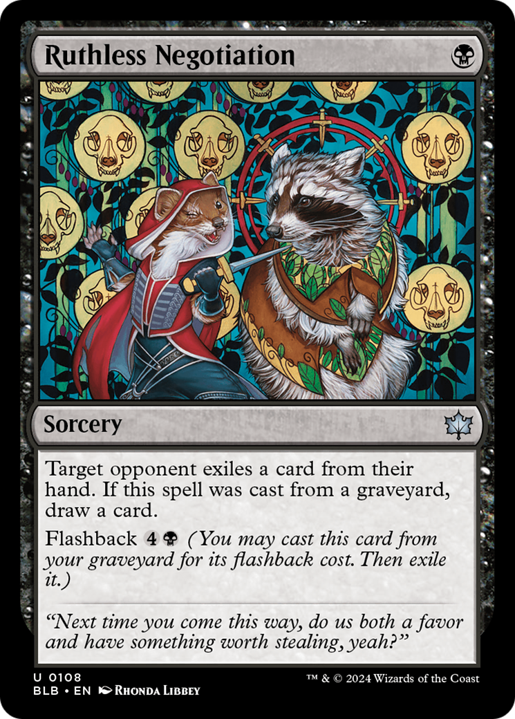 Ruthless Negotiation [Bloomburrow] [Foil]