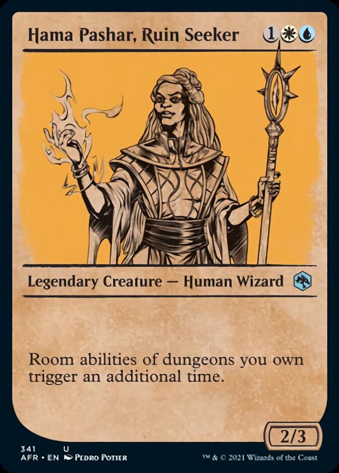 Hama Pashar, Ruin Seeker (Showcase) [Dungeons & Dragons: Adventures in the Forgotten Realms] [Foil]