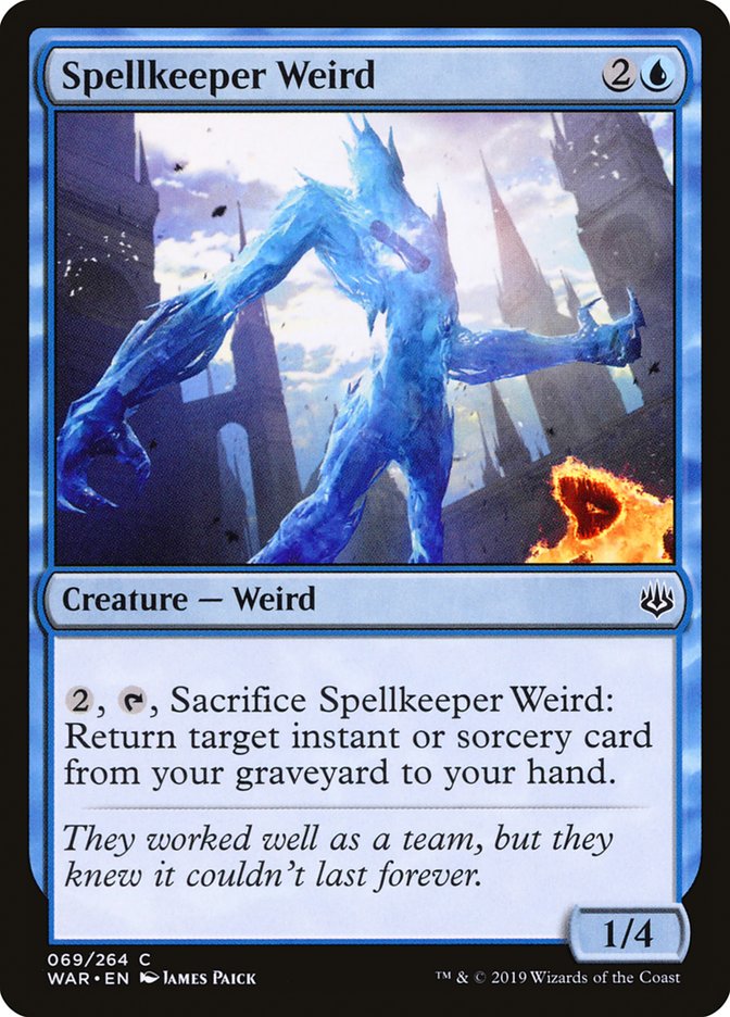 Spellkeeper Weird [War of the Spark] [Foil]