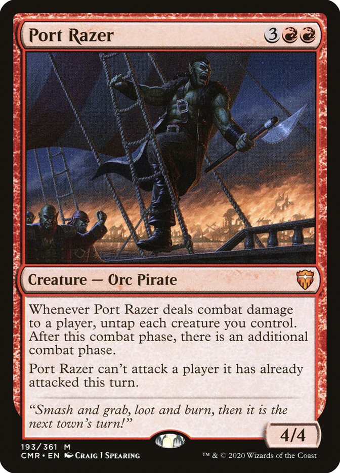 Port Razer [Commander Legends] [Foil]