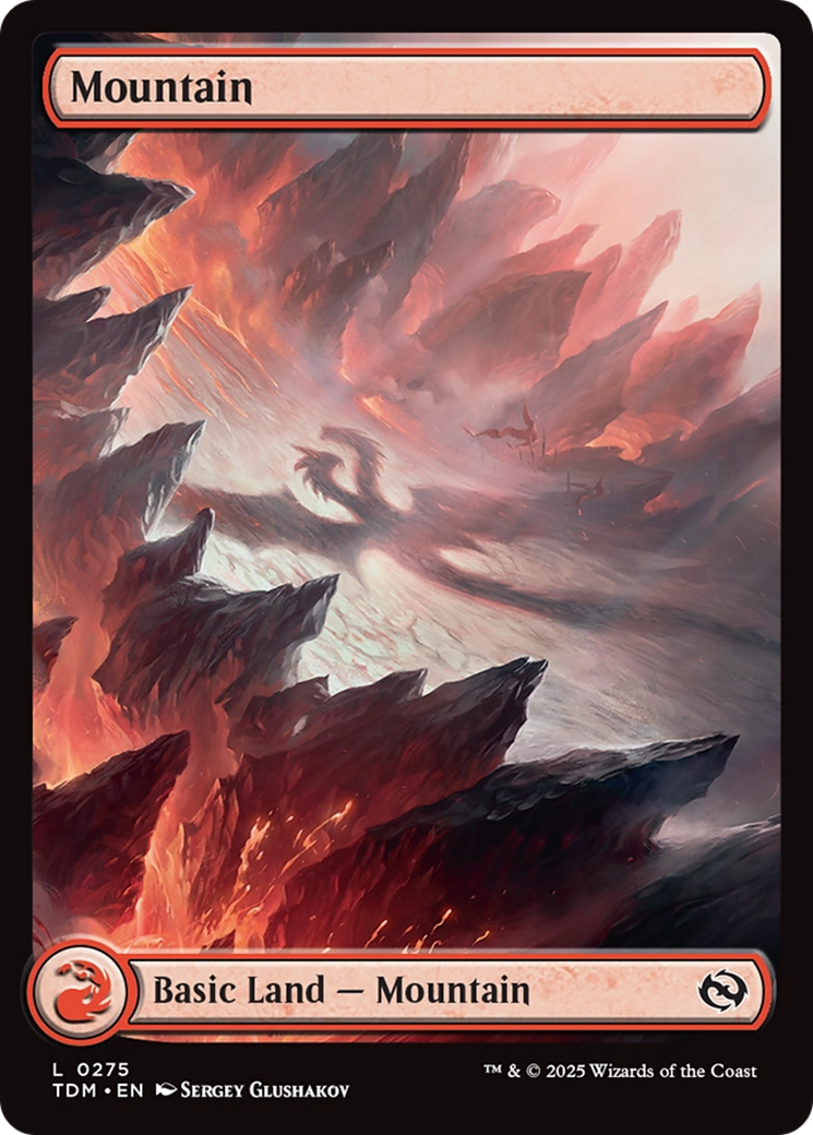 Mountain (0275) [Tarkir: Dragonstorm] [Foil]