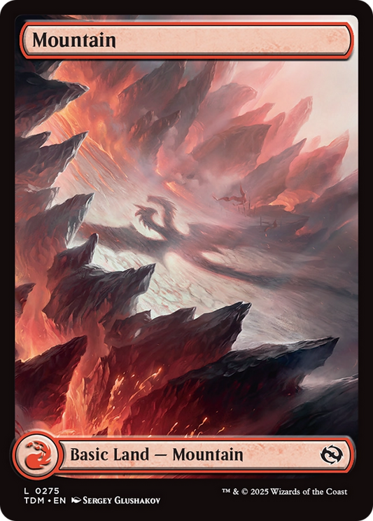 Mountain (0275) [Tarkir: Dragonstorm] [Foil]