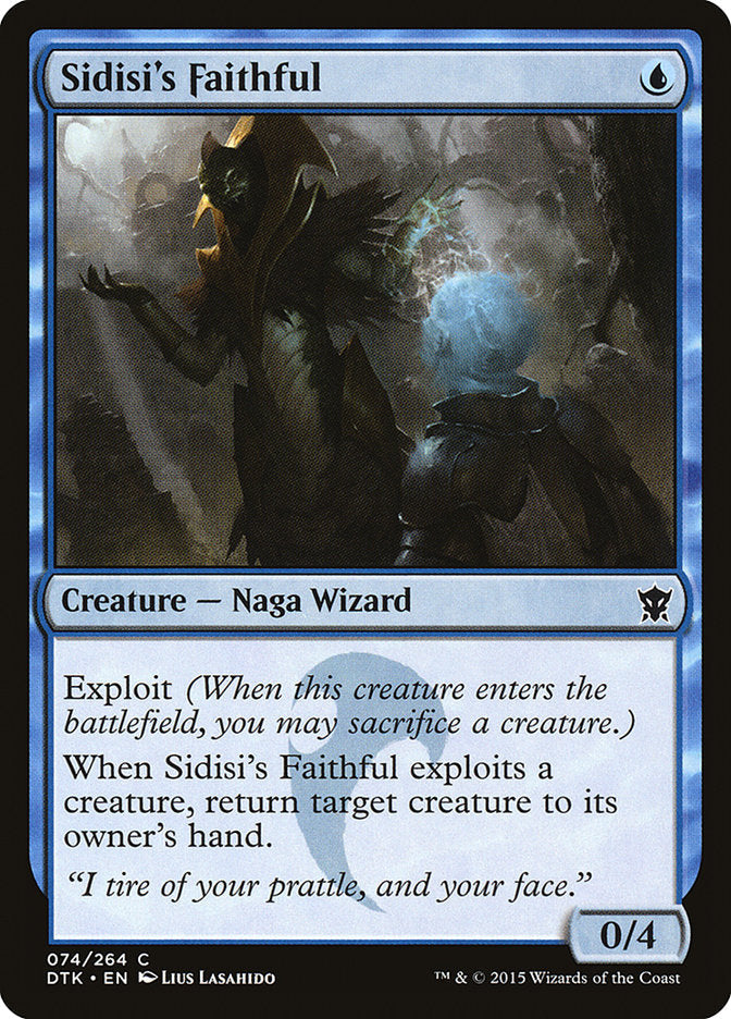 Sidisi's Faithful [Dragons of Tarkir] [Foil]