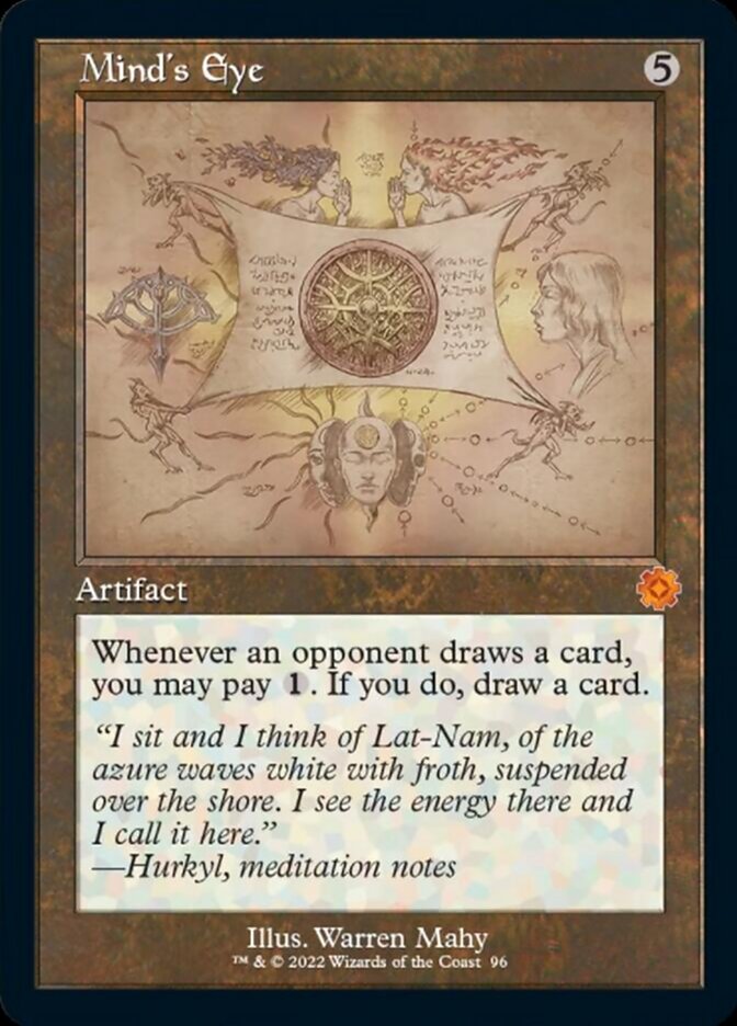 Mind's Eye (Retro Schematic) [The Brothers' War Retro Artifacts] [Foil]