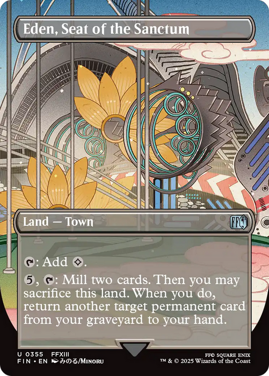 Eden, Seat of the Sanctum (Borderless) [FINAL FANTASY] [Foil]