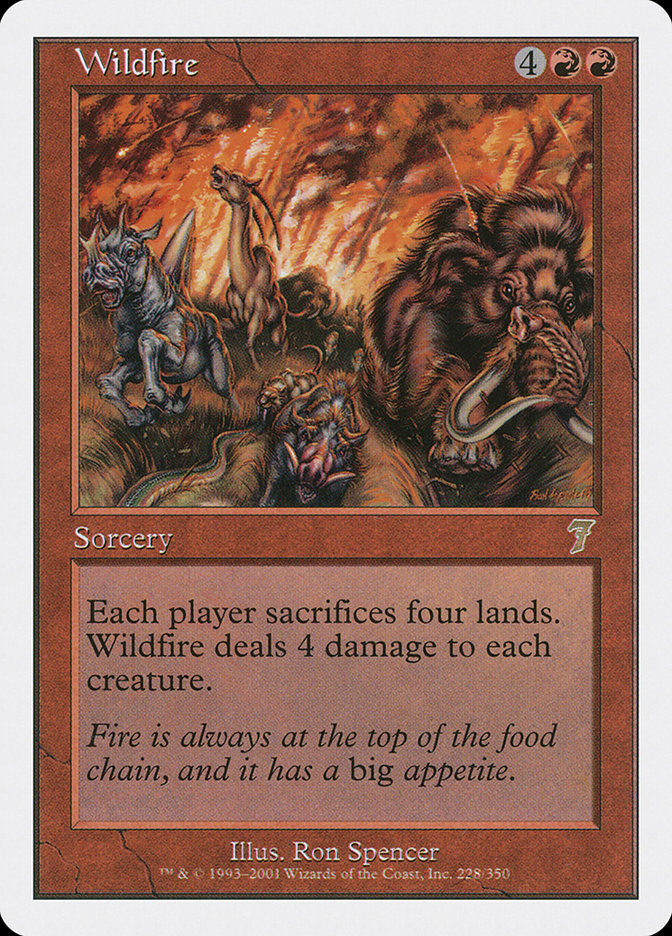 Wildfire [Seventh Edition] [Foil]