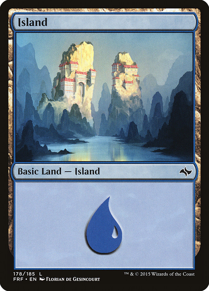 Island (178) [Fate Reforged] [Foil]