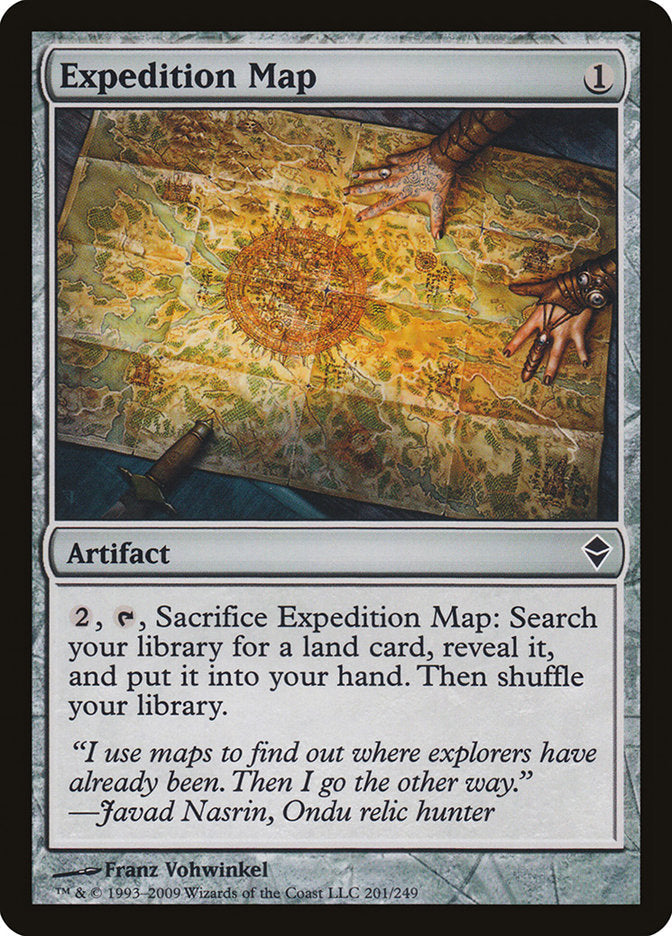 Expedition Map [Zendikar] [Foil]