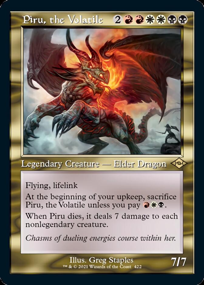 Piru, the Volatile (Retro) [Modern Horizons 2] [Foil]