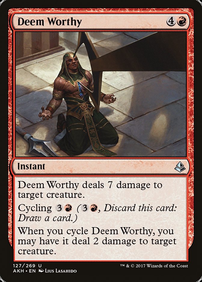 Deem Worthy [Amonkhet] [Foil]