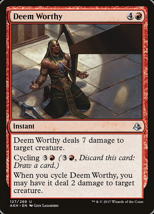 Deem Worthy [Amonkhet] [Foil]