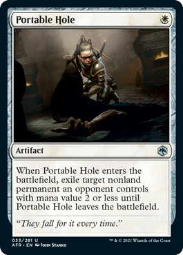 Portable Hole [Dungeons & Dragons: Adventures in the Forgotten Realms] [Foil]