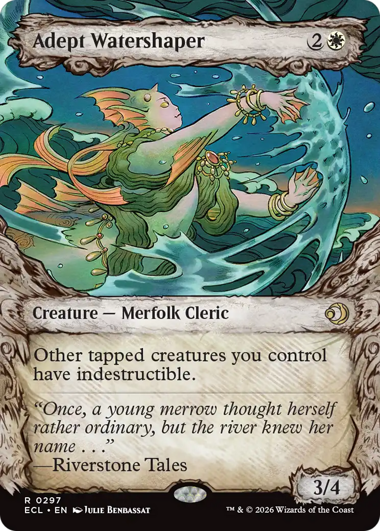 Adept Watershaper (Showcase) [Lorwyn Eclipsed] [Foil]