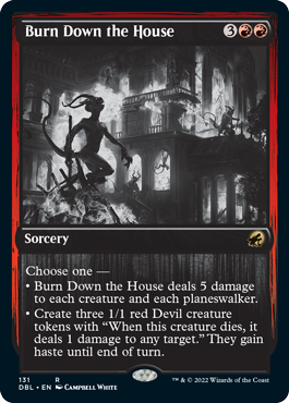 Burn Down the House [Innistrad: Double Feature] [Foil]