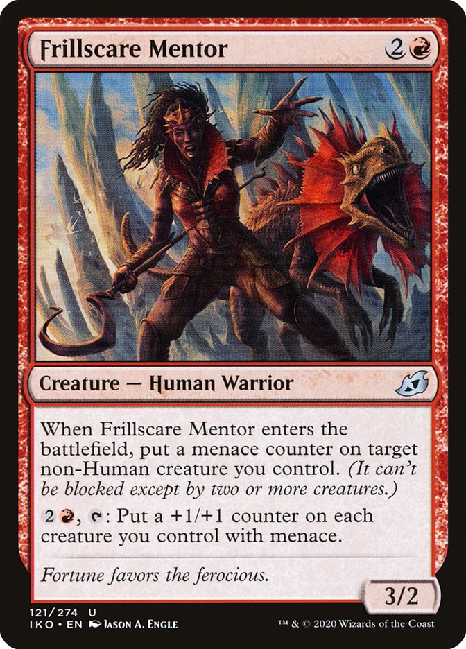 Frillscare Mentor [Ikoria: Lair of Behemoths] [Foil]