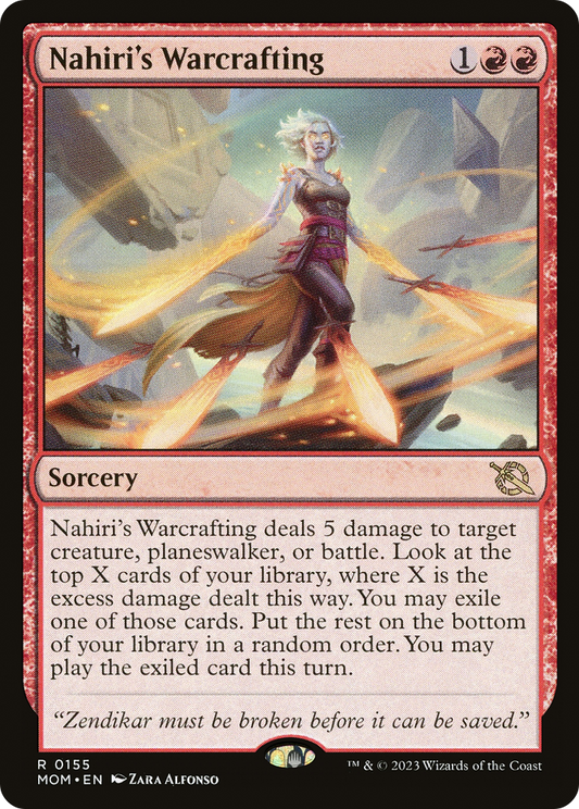 Nahiri's Warcrafting [March of the Machine] [Foil]