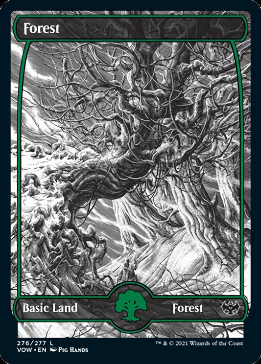Forest (276) [Innistrad: Crimson Vow] [Foil]