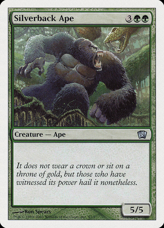 Silverback Ape [Eighth Edition] [Foil]