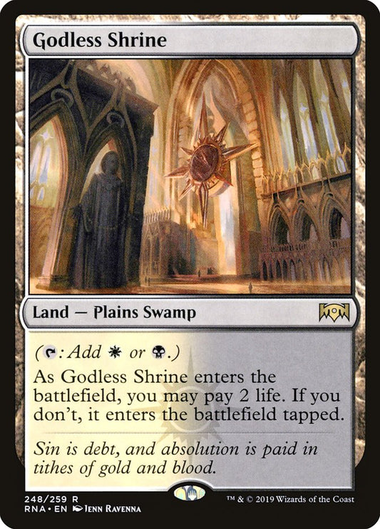 Godless Shrine [Ravnica Allegiance] [Foil]