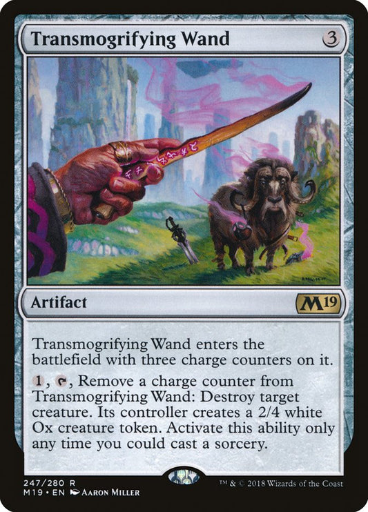 Transmogrifying Wand [Core Set 2019] [Foil]
