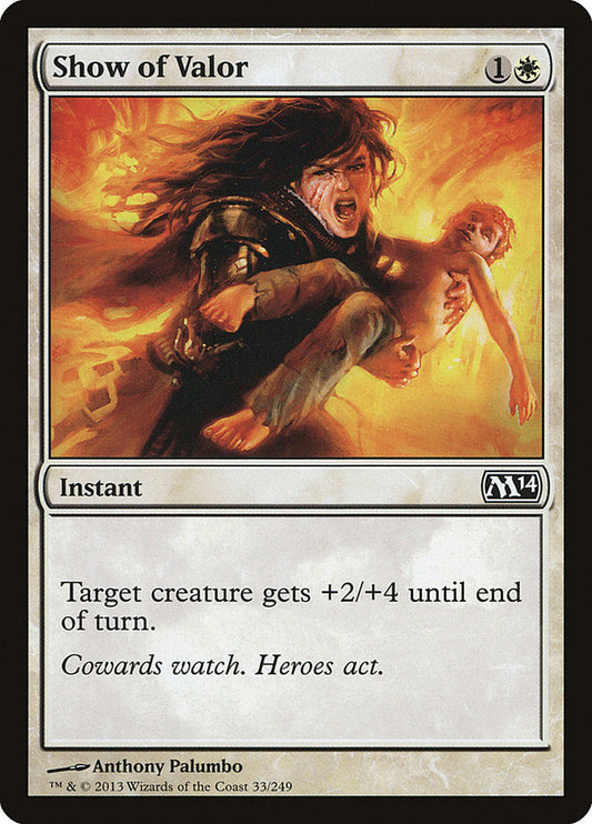 Show of Valor [Core Set 2014]