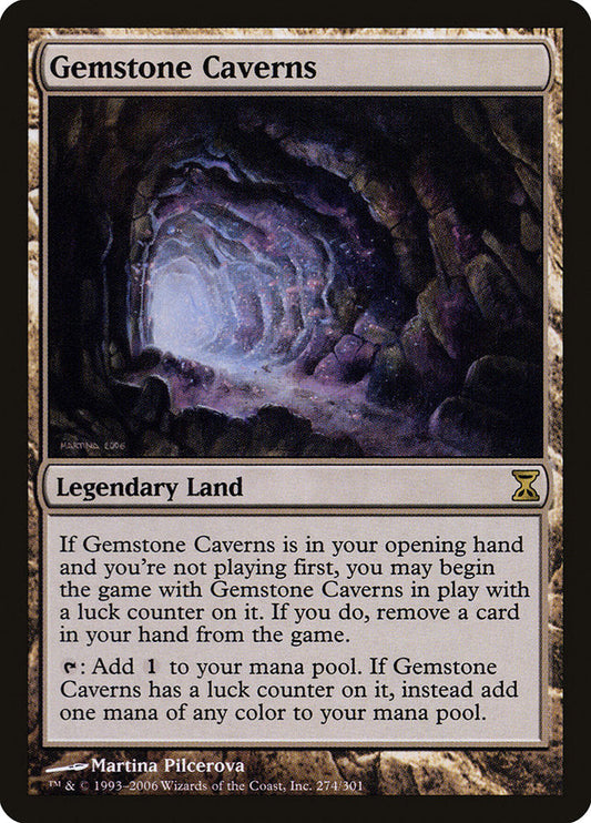 Gemstone Caverns [Time Spiral] [Foil]