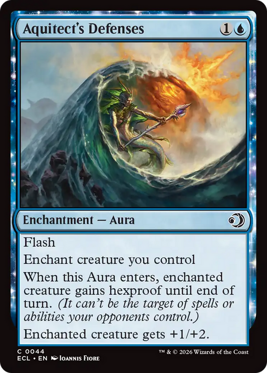 Aquitect's Defenses [Lorwyn Eclipsed] [Foil]