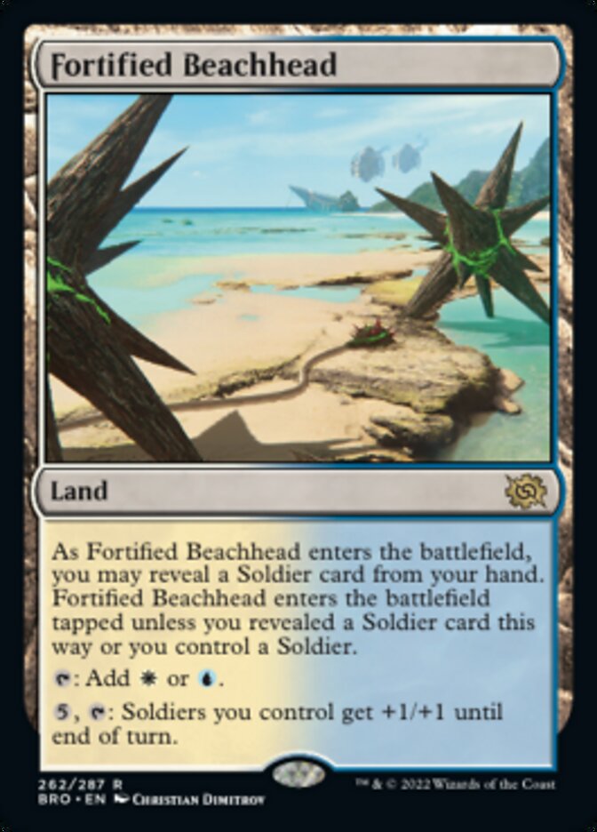 Fortified Beachhead [The Brothers' War] [Foil]