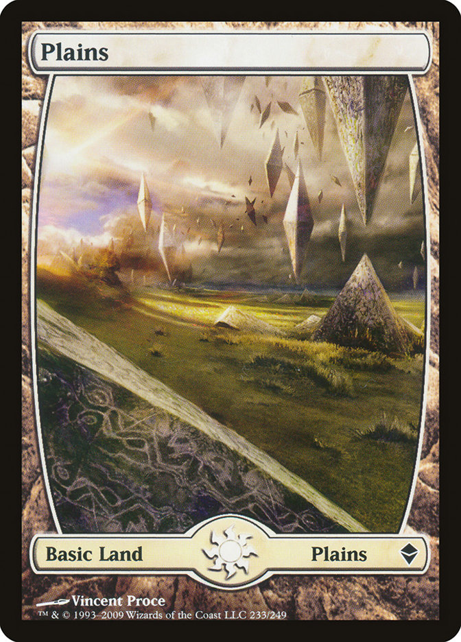 Plains (233) [Zendikar] [Foil]