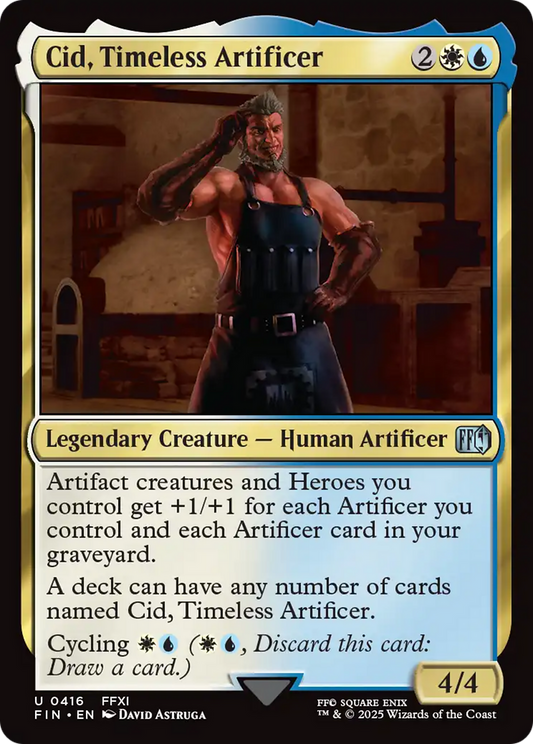 Cid, Timeless Artificer (0416) [FINAL FANTASY] [Foil]