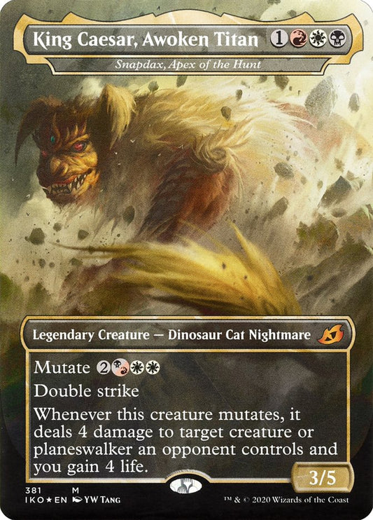 Snapdax, Apex of the Hunt - King Caesar, Awoken Titan (Godzilla Series) [Ikoria: Lair of Behemoths] [Foil]
