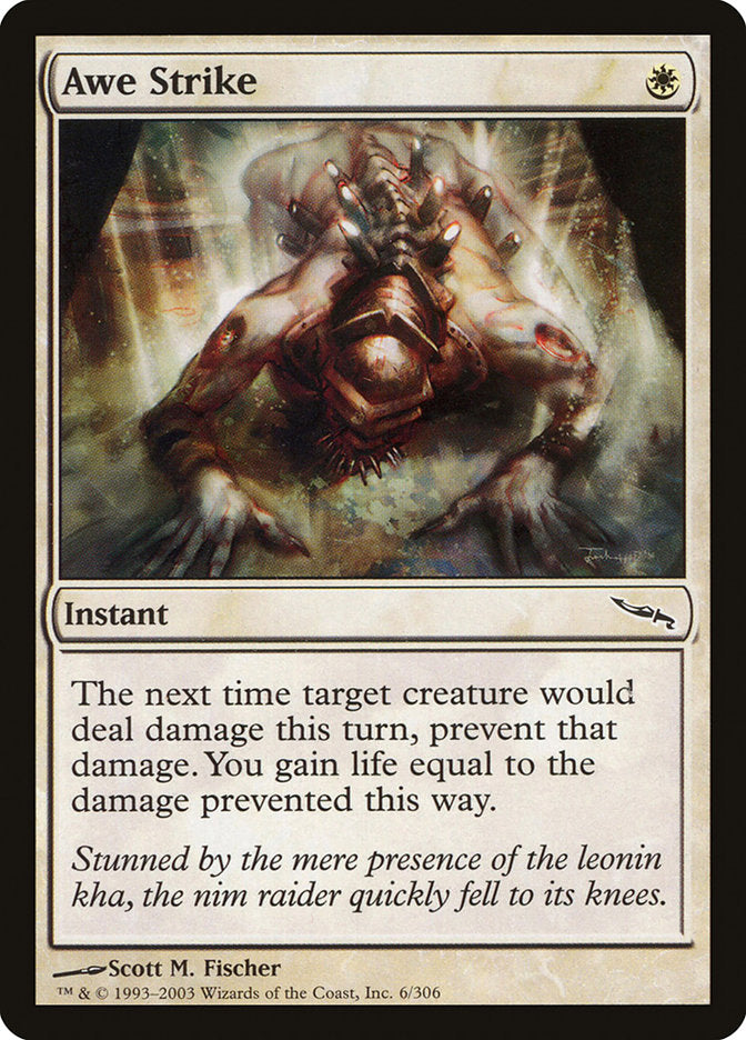 Awe Strike [Mirrodin] [Foil]