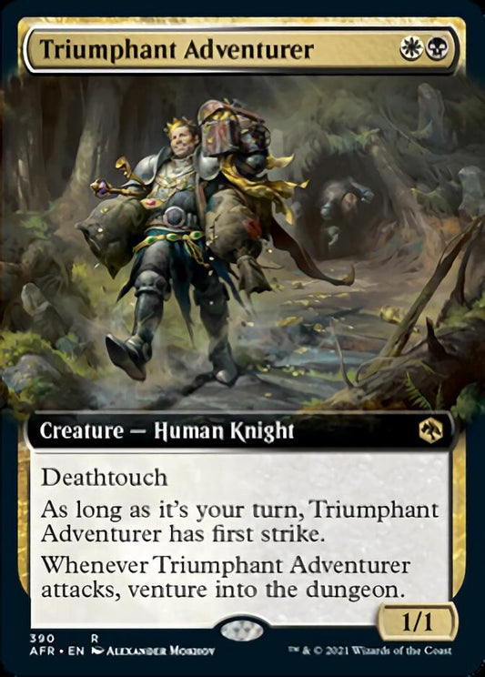 Triumphant Adventurer (Extended Art) [Dungeons & Dragons: Adventures in the Forgotten Realms] [Foil]