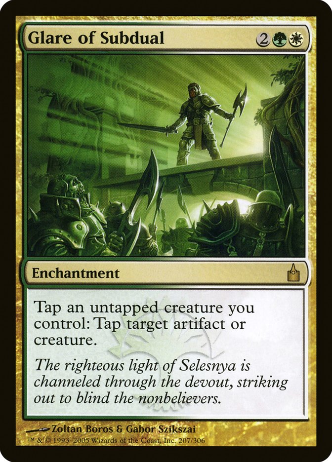Glare of Subdual [Ravnica: City of Guilds] [Foil]