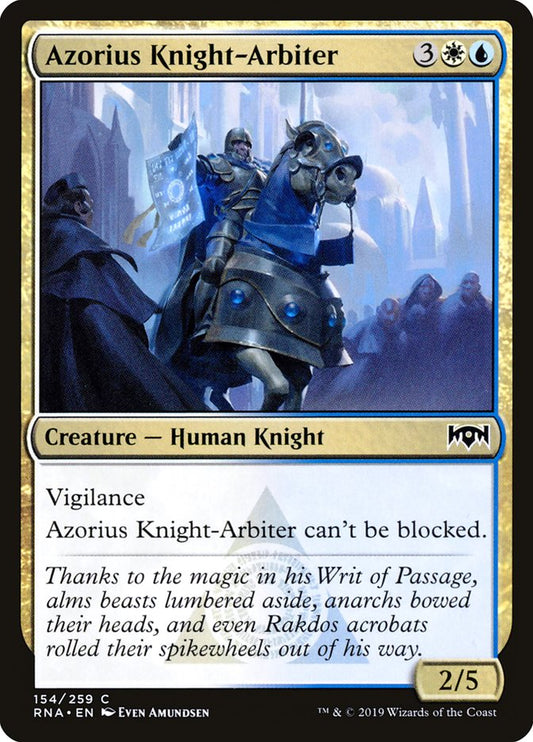 Azorius Knight-Arbiter [Ravnica Allegiance] [Foil]