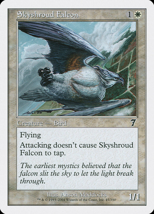 Skyshroud Falcon [Seventh Edition] [Foil]