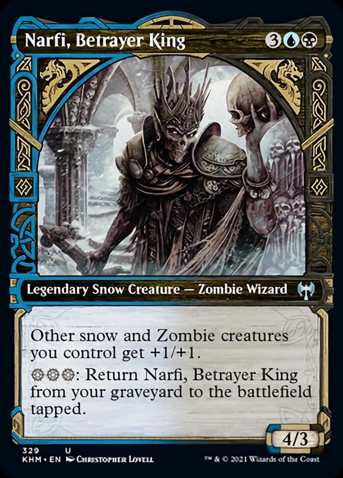 Narfi, Betrayer King (Showcase) [Kaldheim] [Foil]