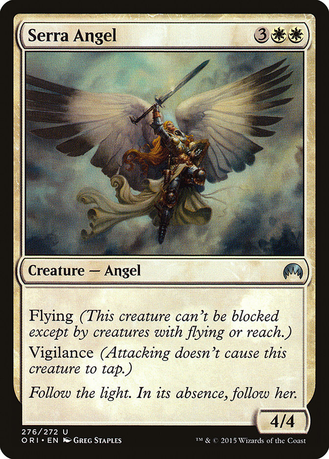 Serra Angel [Magic Origins] [Foil]
