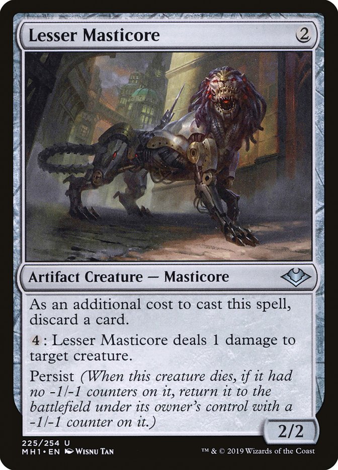 Lesser Masticore [Modern Horizons] [Foil]
