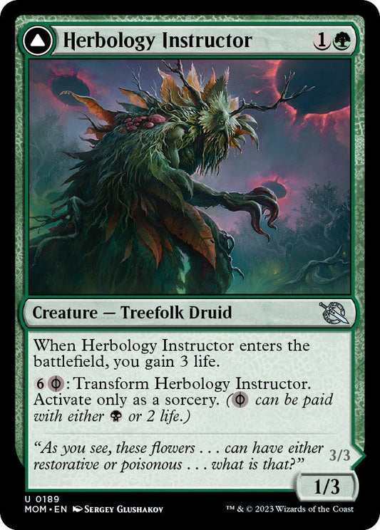 Herbology Instructor // Malady Invoker [March of the Machine] [Foil]