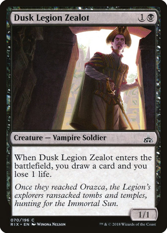 Dusk Legion Zealot [Rivals of Ixalan] [Foil]