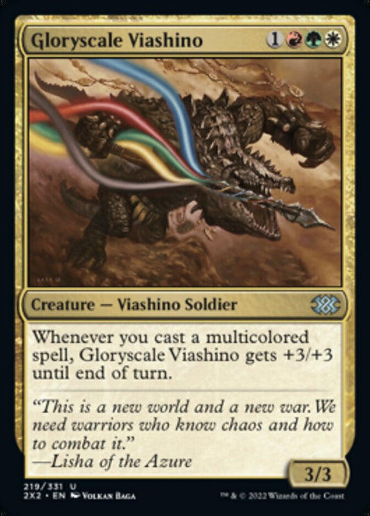 Gloryscale Viashino [Double Masters 2022] [Foil]