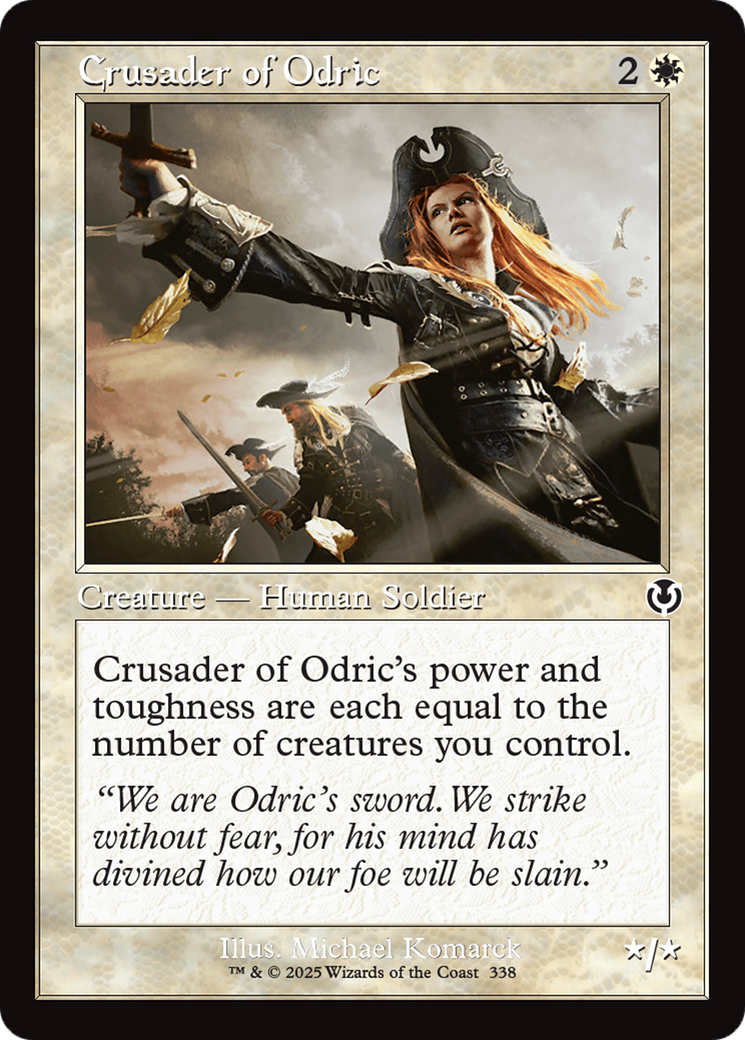 Crusader of Odric (Retro Frame) [Innistrad Remastered] [Foil]