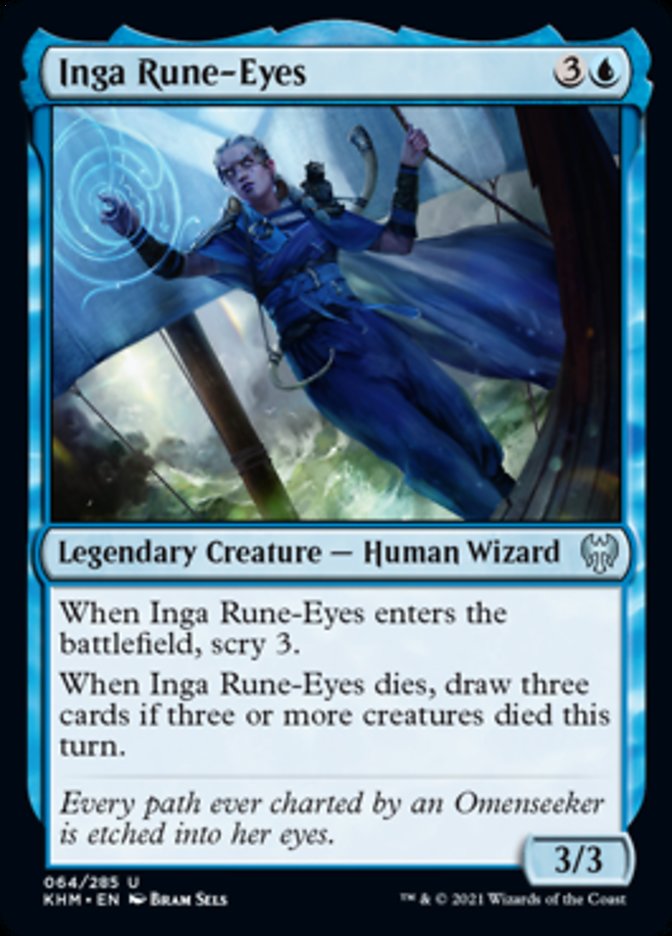 Inga Rune-Eyes [Kaldheim] [Foil]