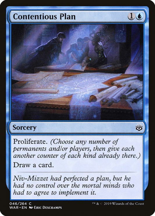 Contentious Plan [War of the Spark] [Foil]